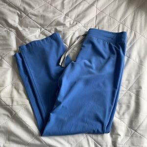Figs ceil blue scrub pants